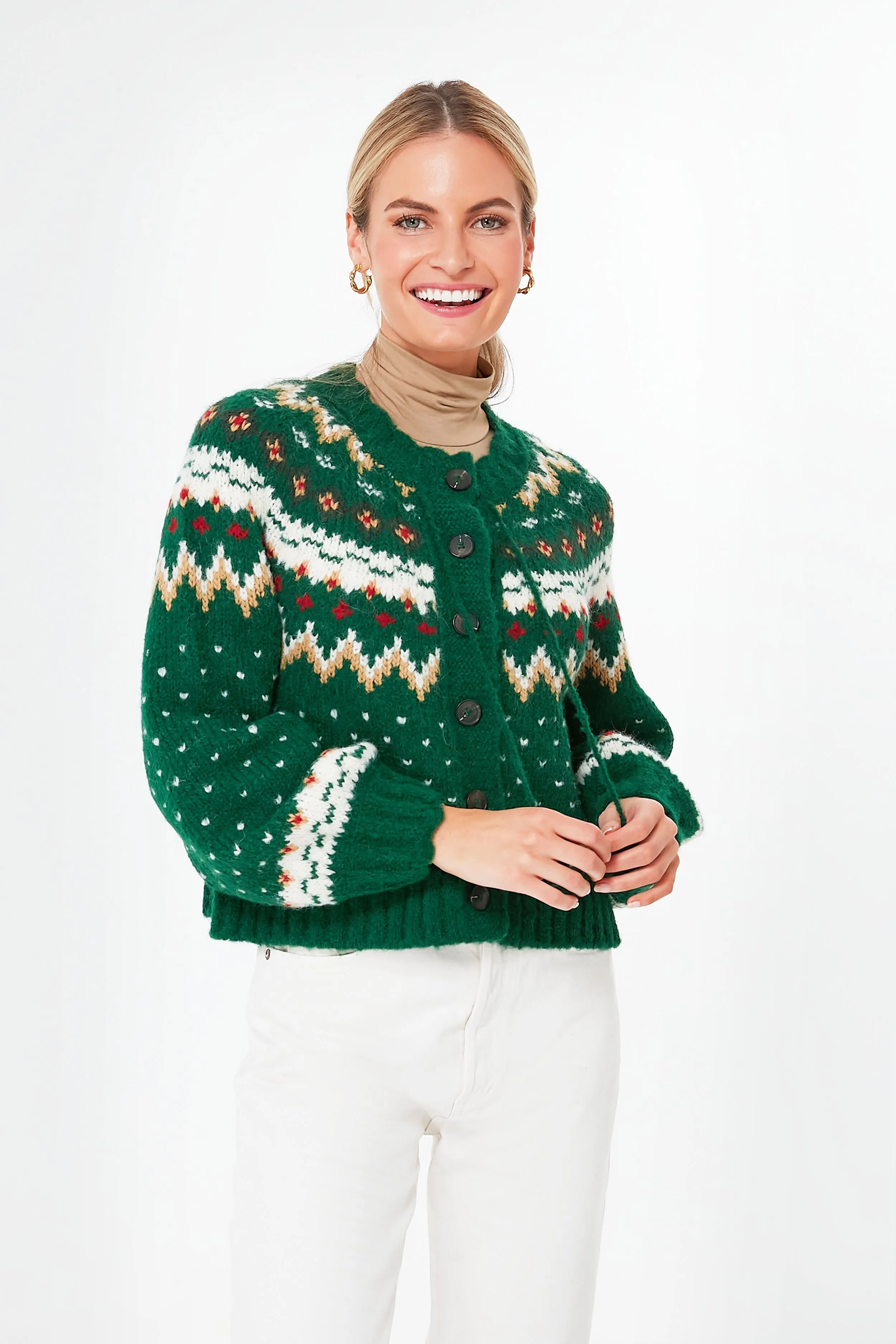 Alpine Ice Rink Cardigan