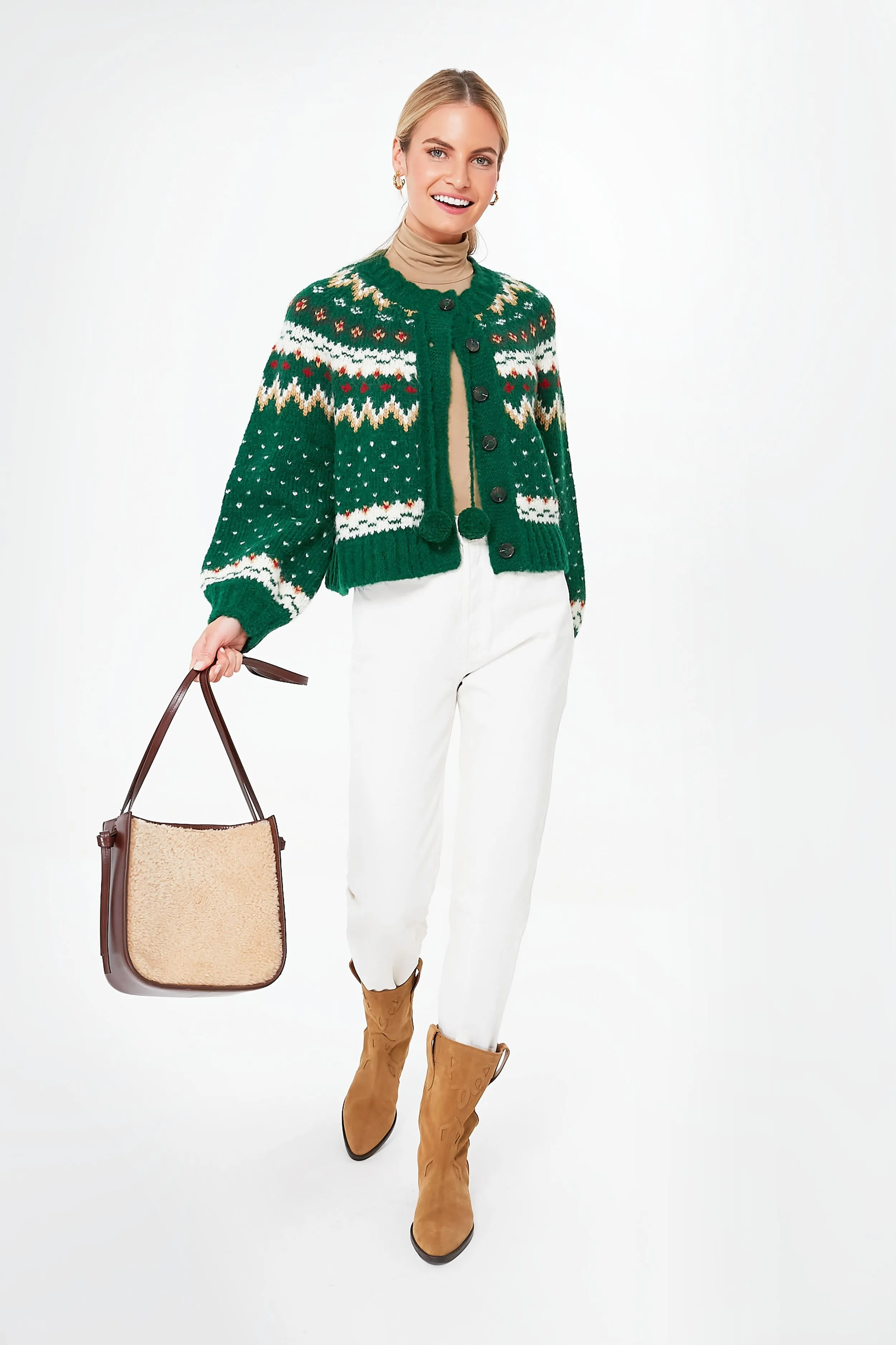 Alpine Ice Rink Cardigan