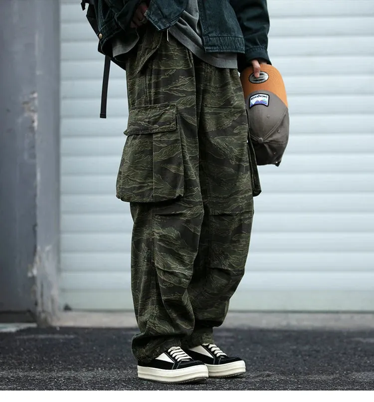 Baggy Camo Cargo Pants