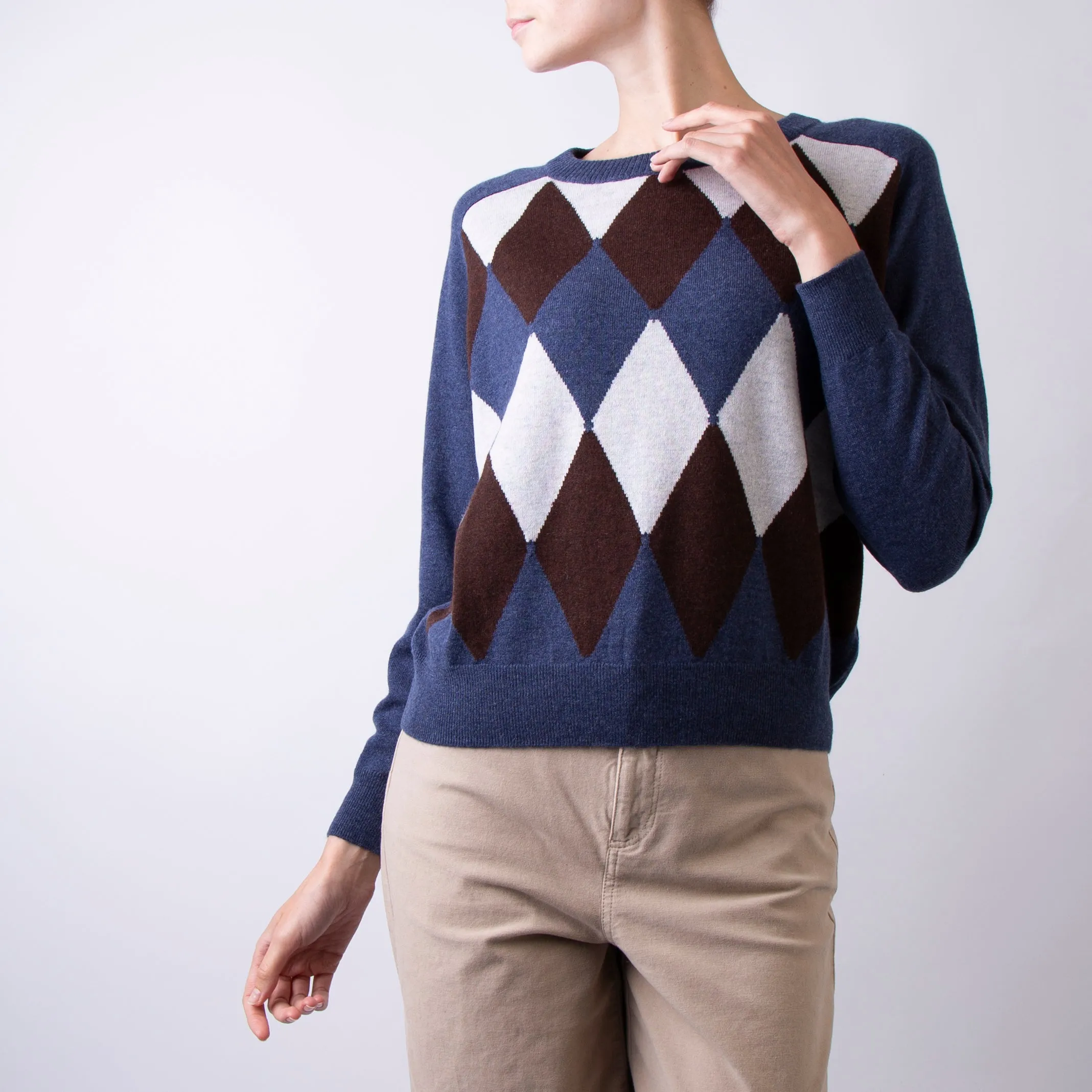 BALLANTYNE SWEATER B1P736 12KG6 93610 BICOLOR