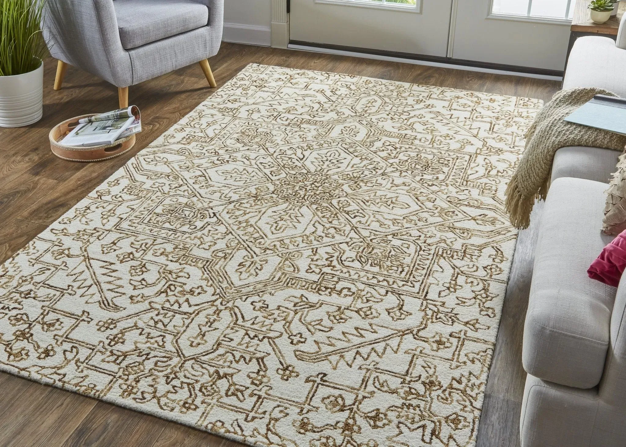 Belfort 8698778F Brown/Ivory Rug