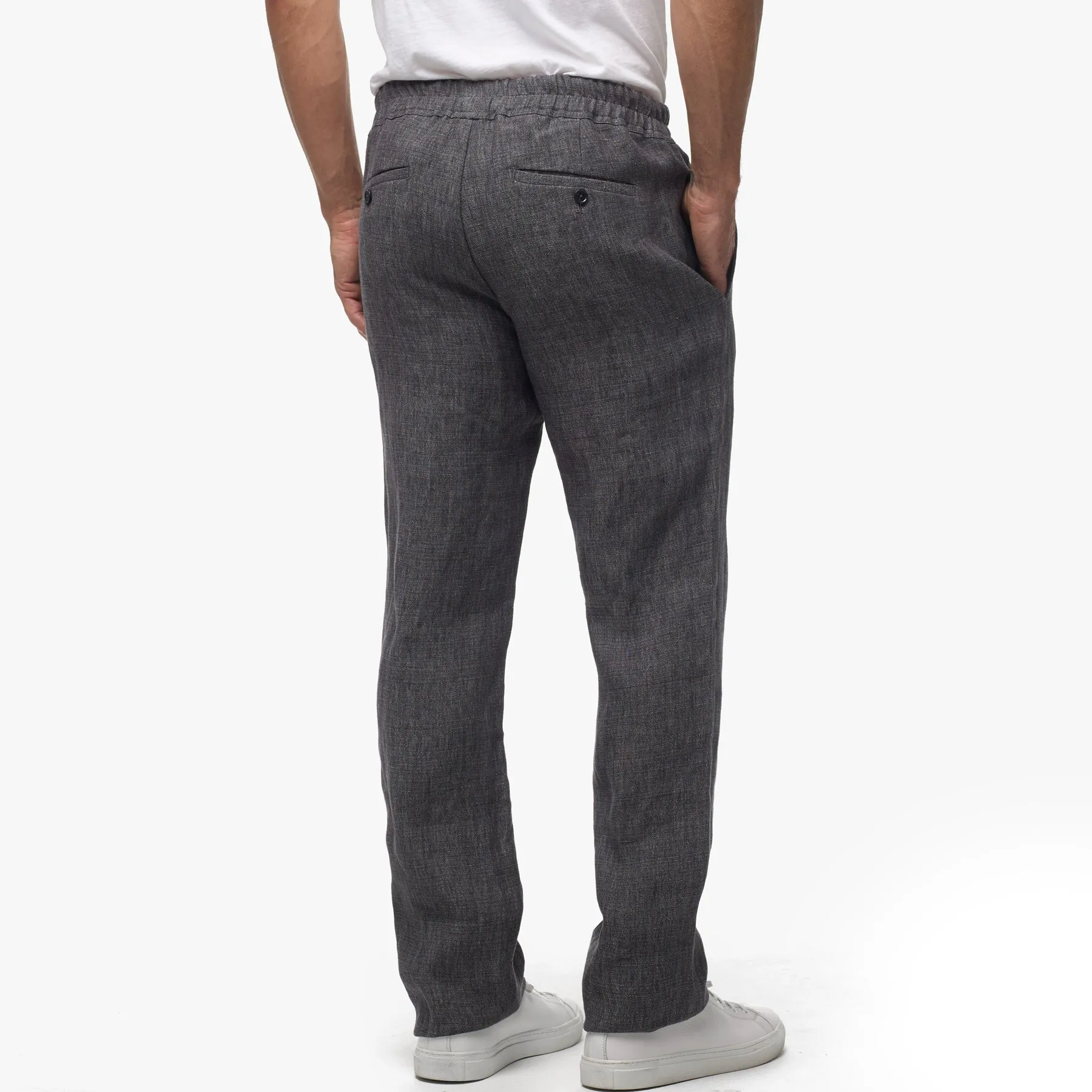 Delave' Linen Pant - Slate