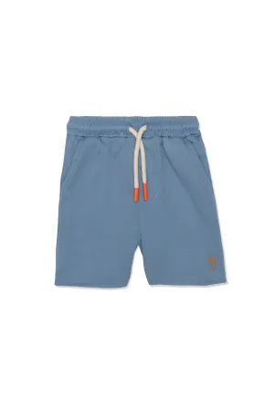 KID SHORTS-Faded Denim