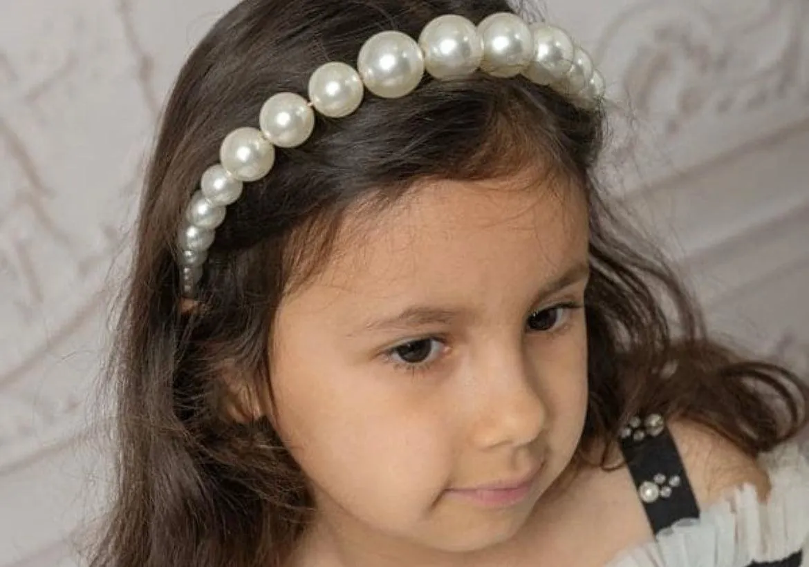 Large Classic Pearl Headband