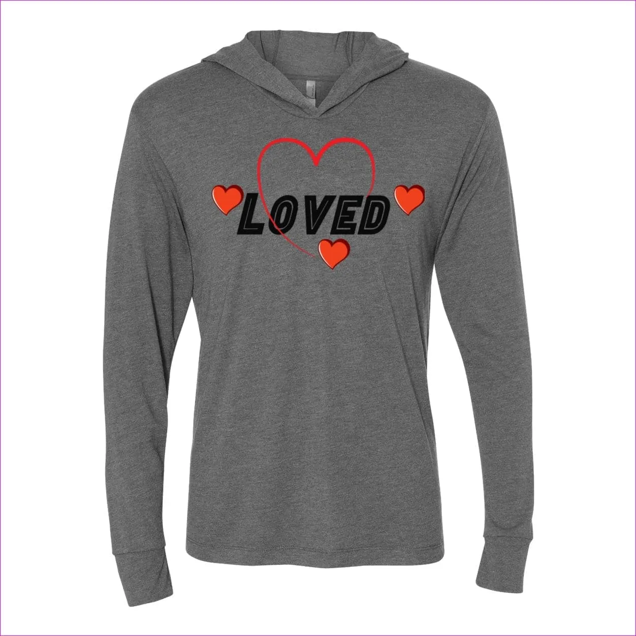 Loved Womens Triblend Hooded Tee