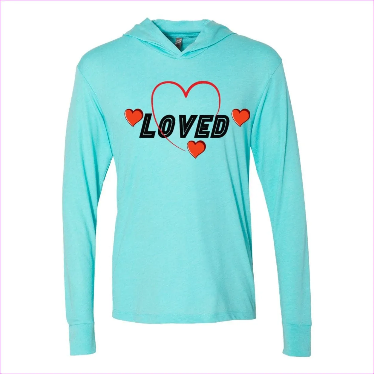 Loved Womens Triblend Hooded Tee