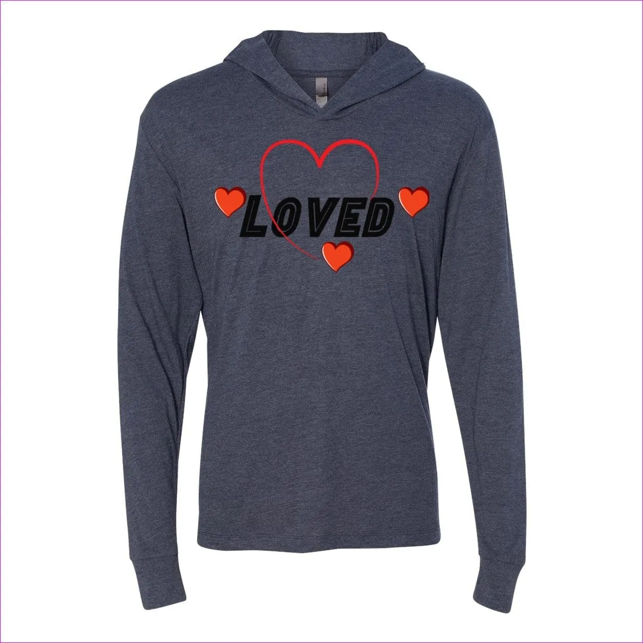 Loved Womens Triblend Hooded Tee