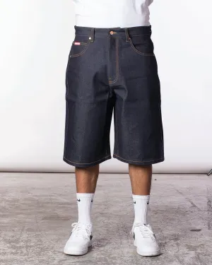 Lowrider Retro Blue Denim Shorts