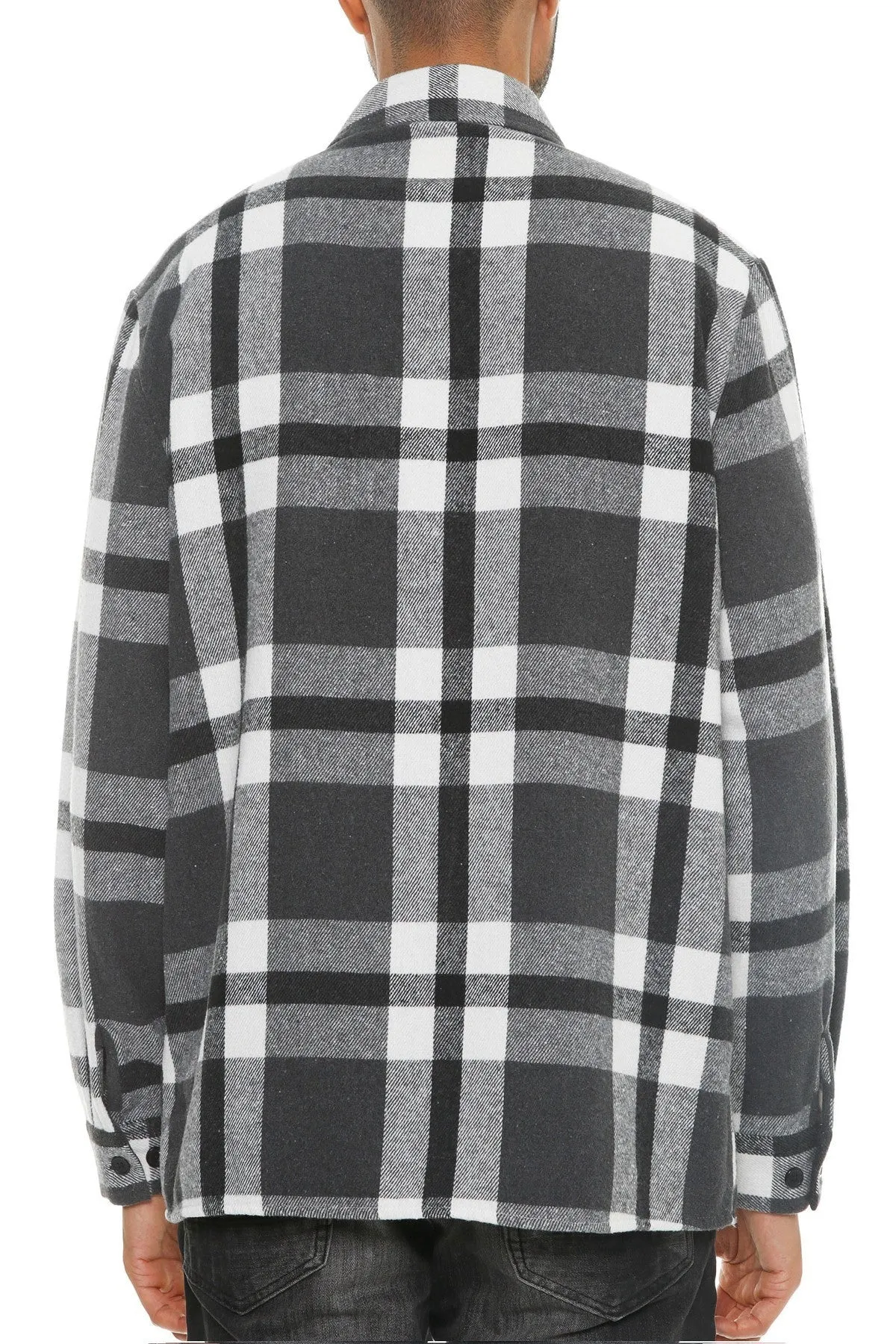 Men's Checkered Soft Flannel Shacket - 8 colors