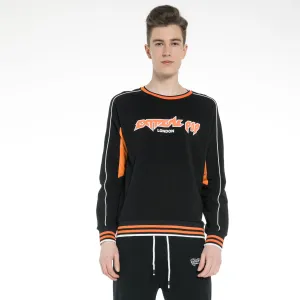 Mens Sports Contrast Multi-Color Jumper