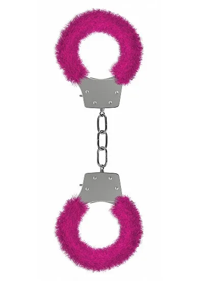 Pleasure Furry Handcuffs - Pink