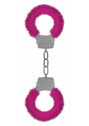 Pleasure Furry Handcuffs - Pink