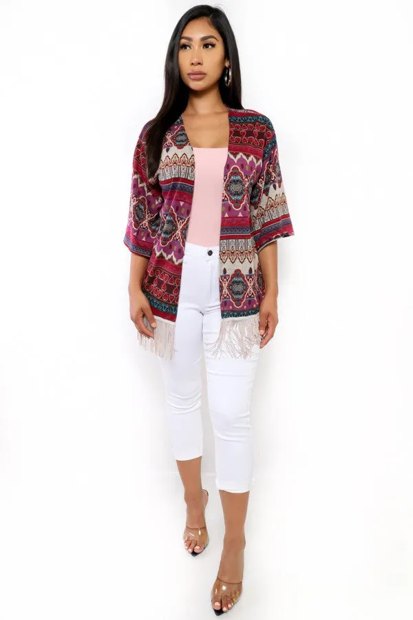 PUA0009 - WIDE SLEEVE CARDIGAN