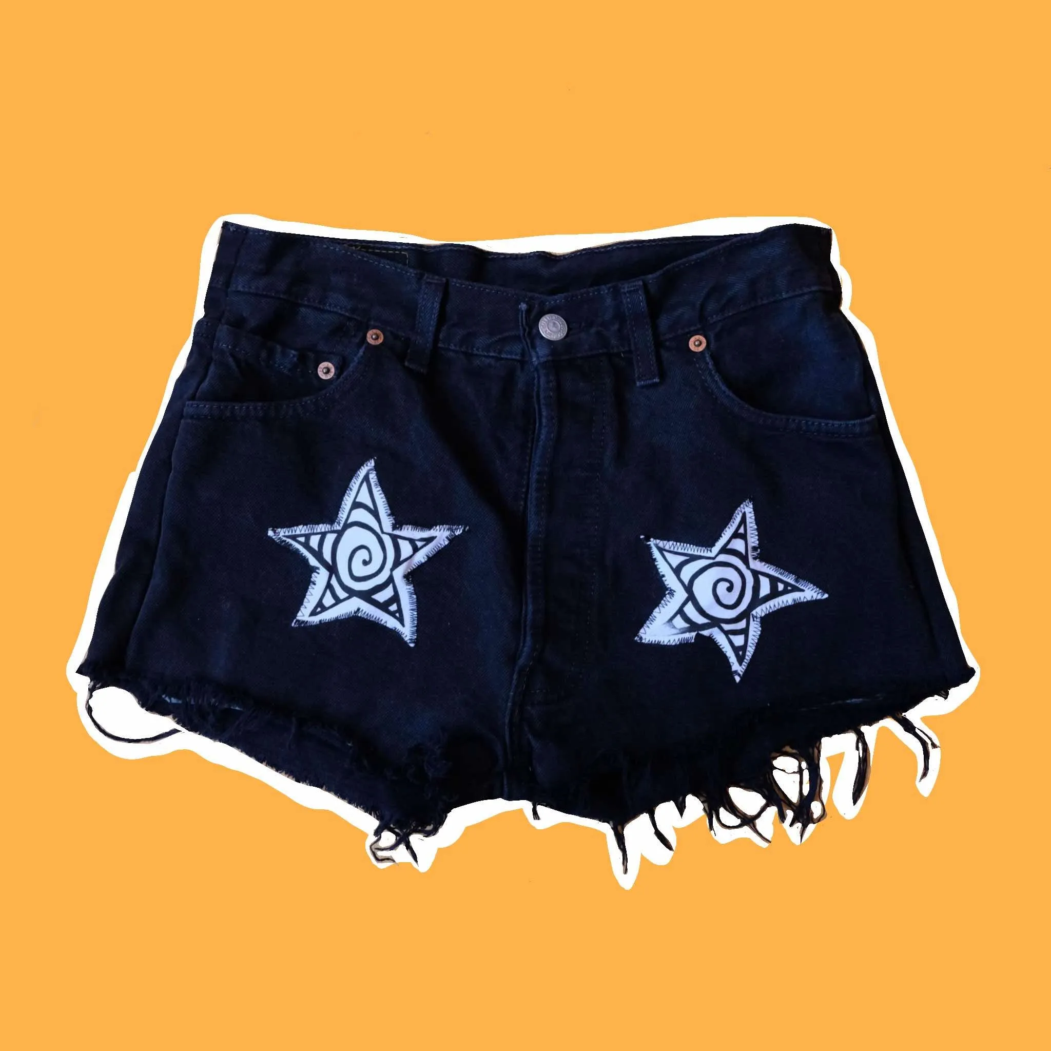 Reworked Spiral star shorts  6- 8