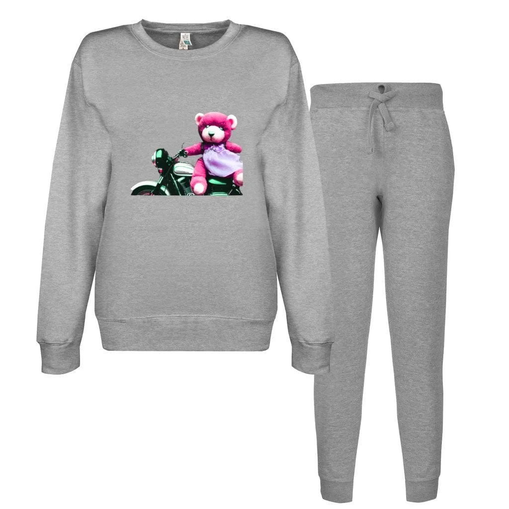 Teddy Ride Unisex Crewneck Sweatshirt Lounge Set