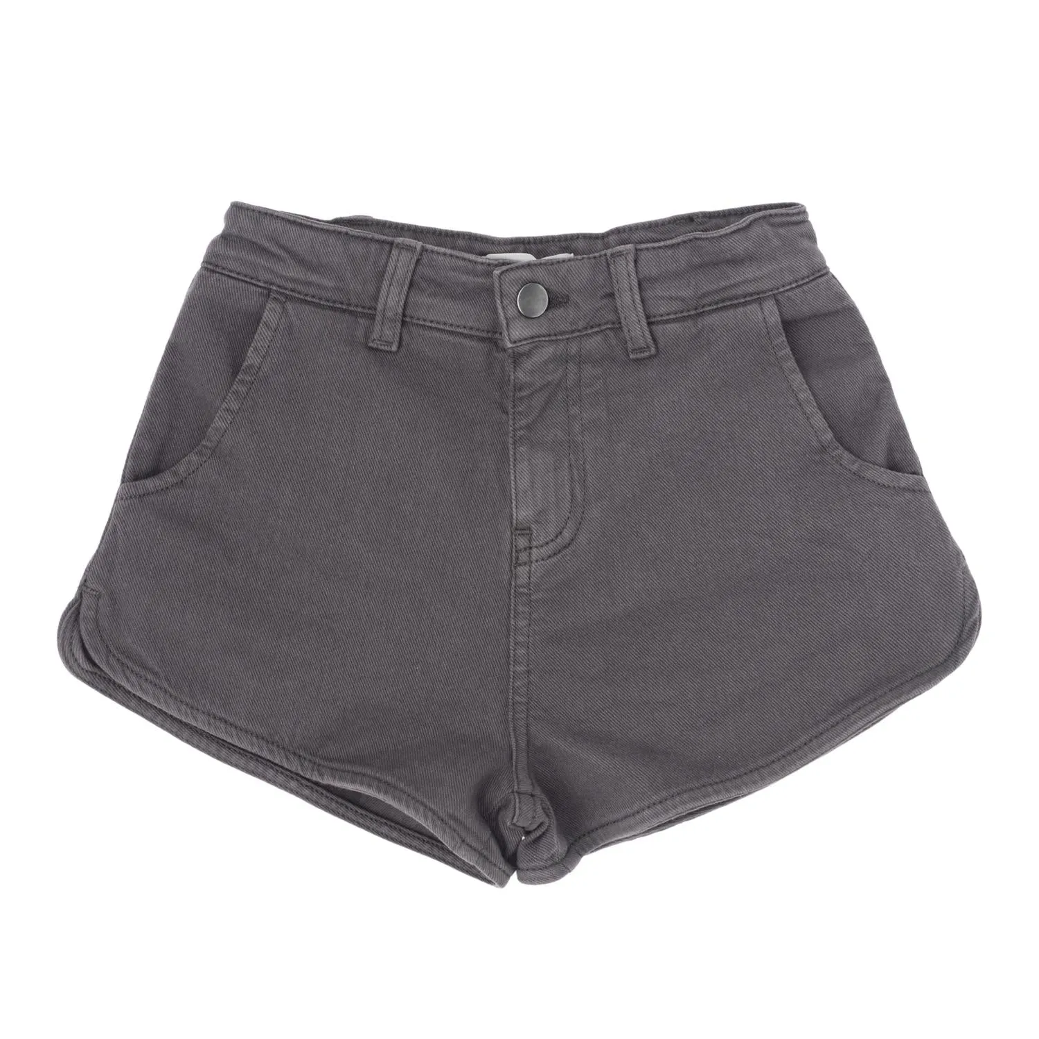 TOC Grey Denim Shorty Shorts