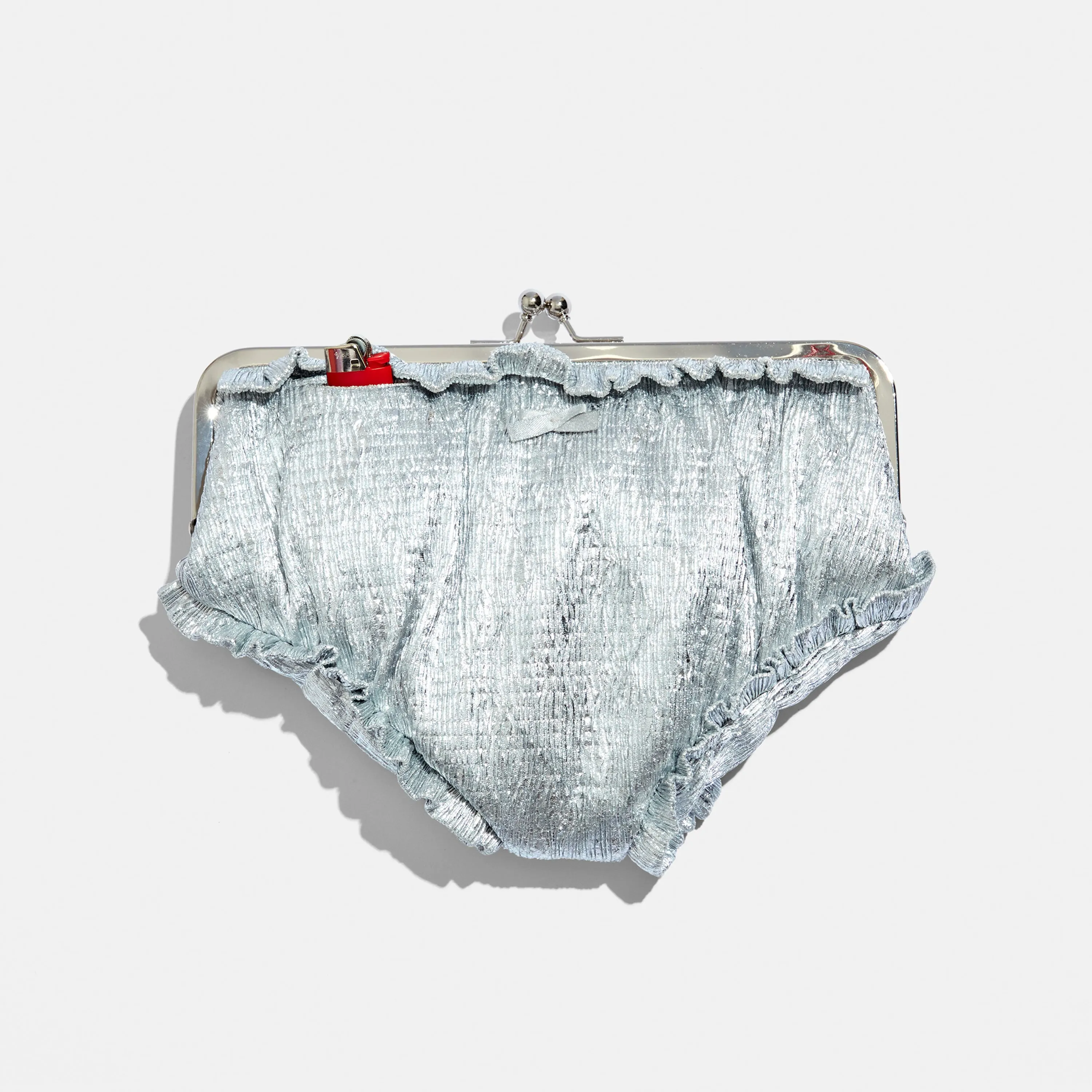 Undies Pouch in Silver