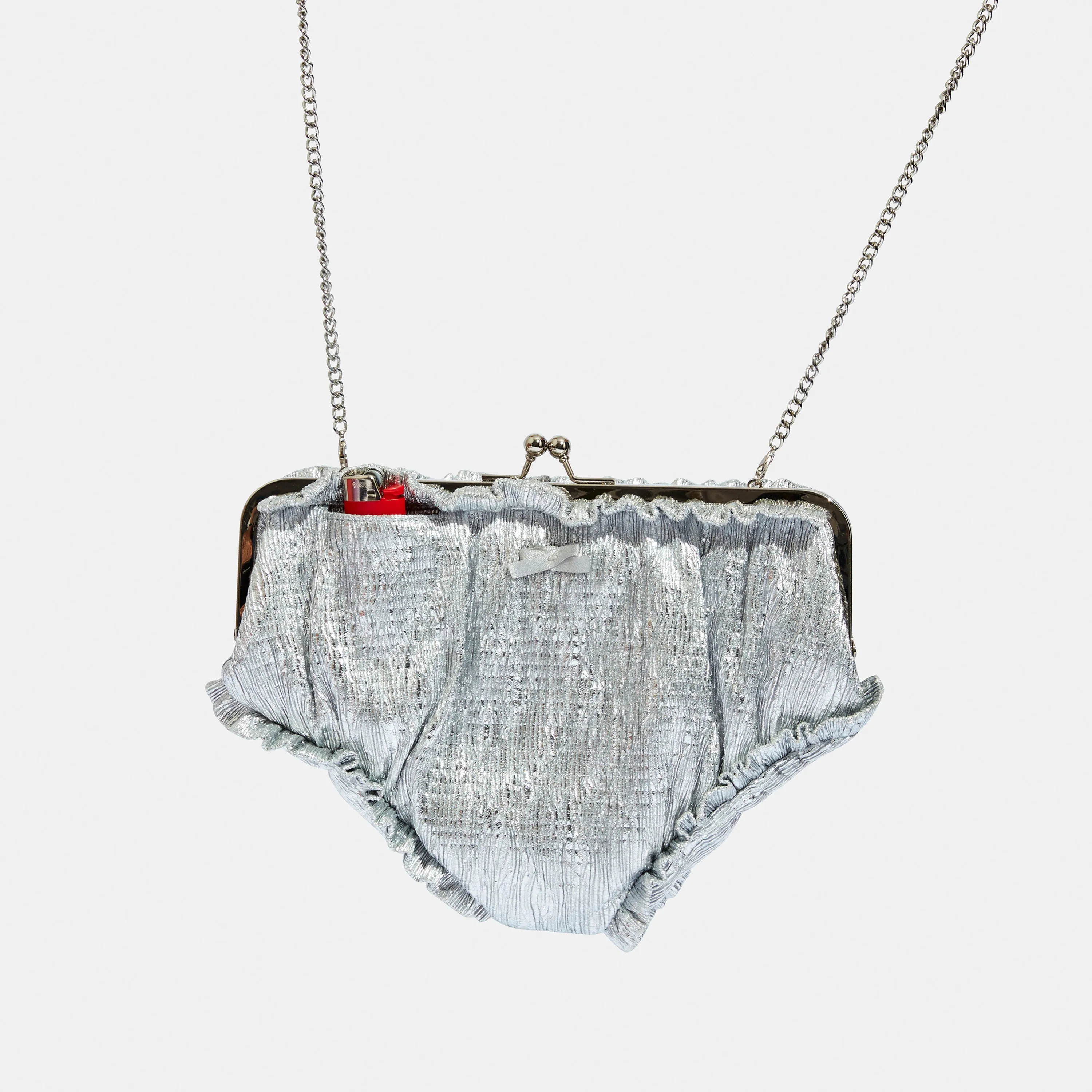 Undies Pouch in Silver