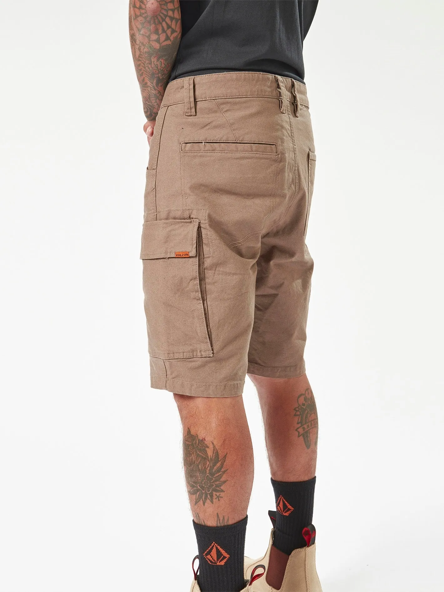 Volcom Workwear Caliper Work Shorts - Brindle