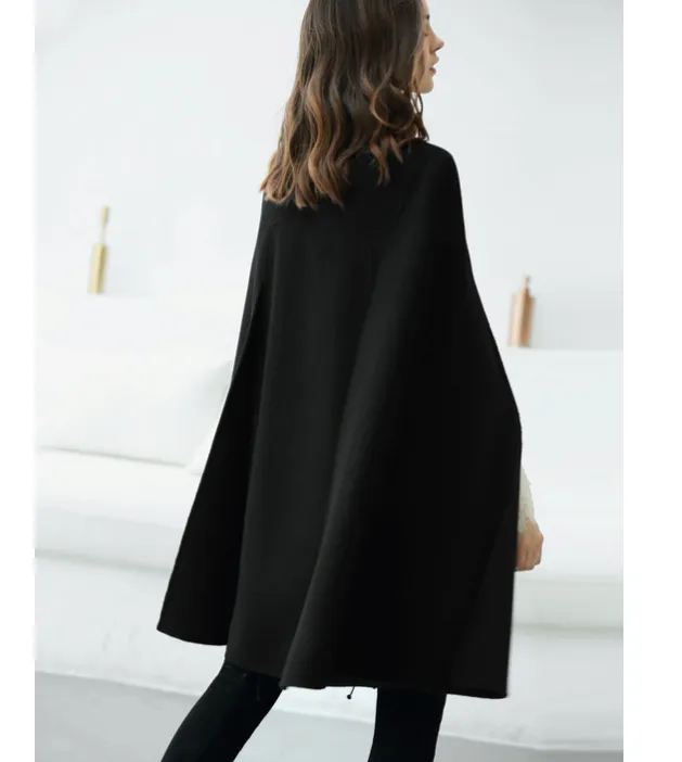 Wool Coat Handmade Long Warm Women Wool Coat Jacket/2211