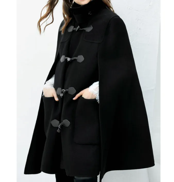 Wool Coat Handmade Long Warm Women Wool Coat Jacket/2211