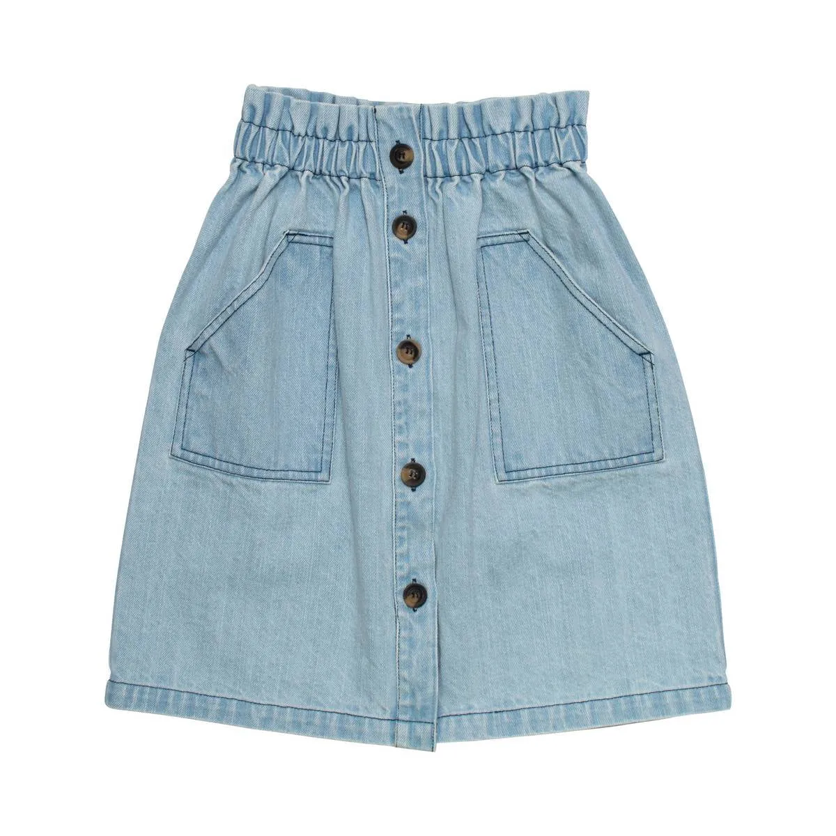 WYNKEN DENIM POCKET SKIRT