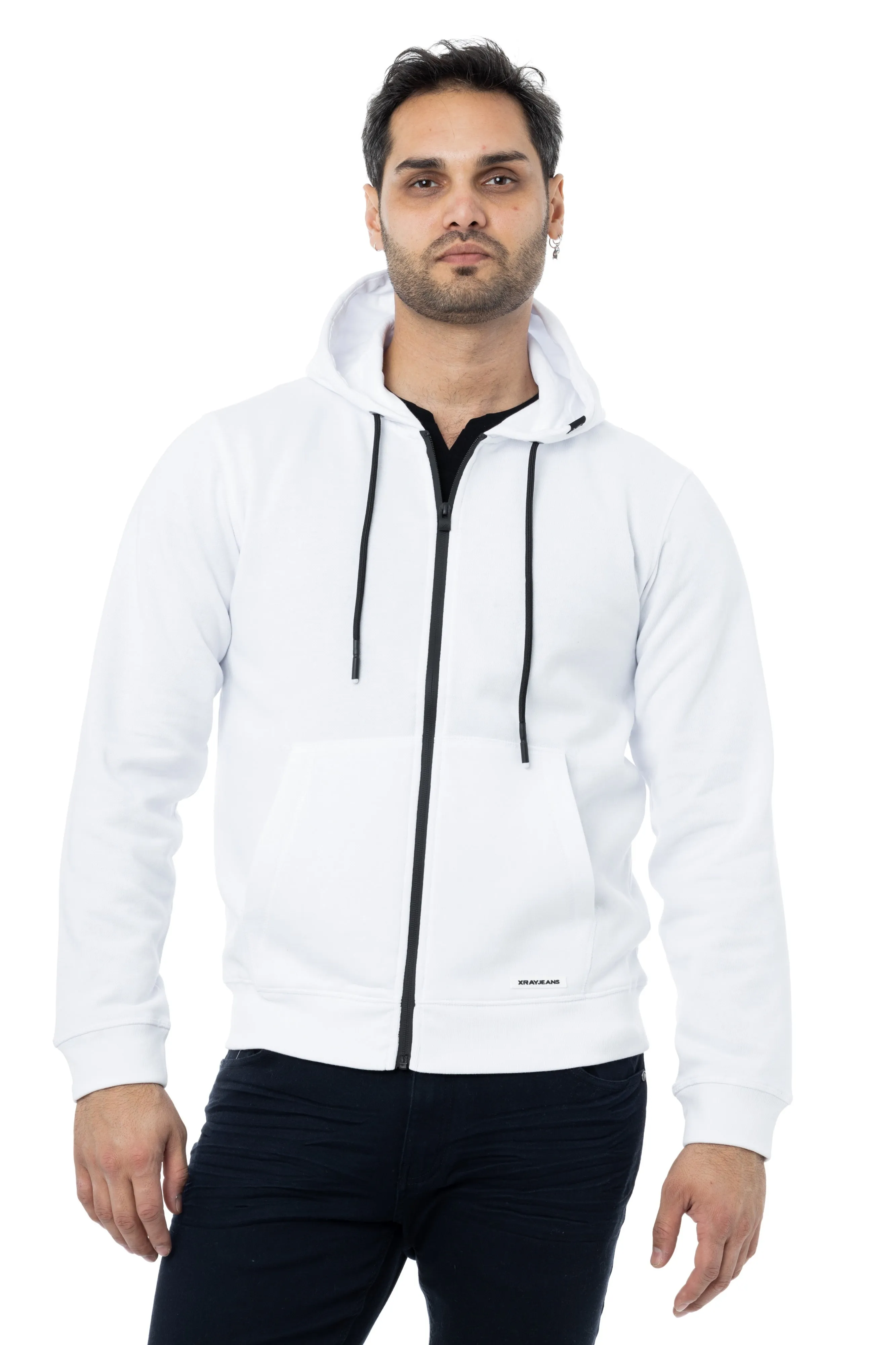 X RAY Fleece Active Classic Zip Up Hoodie