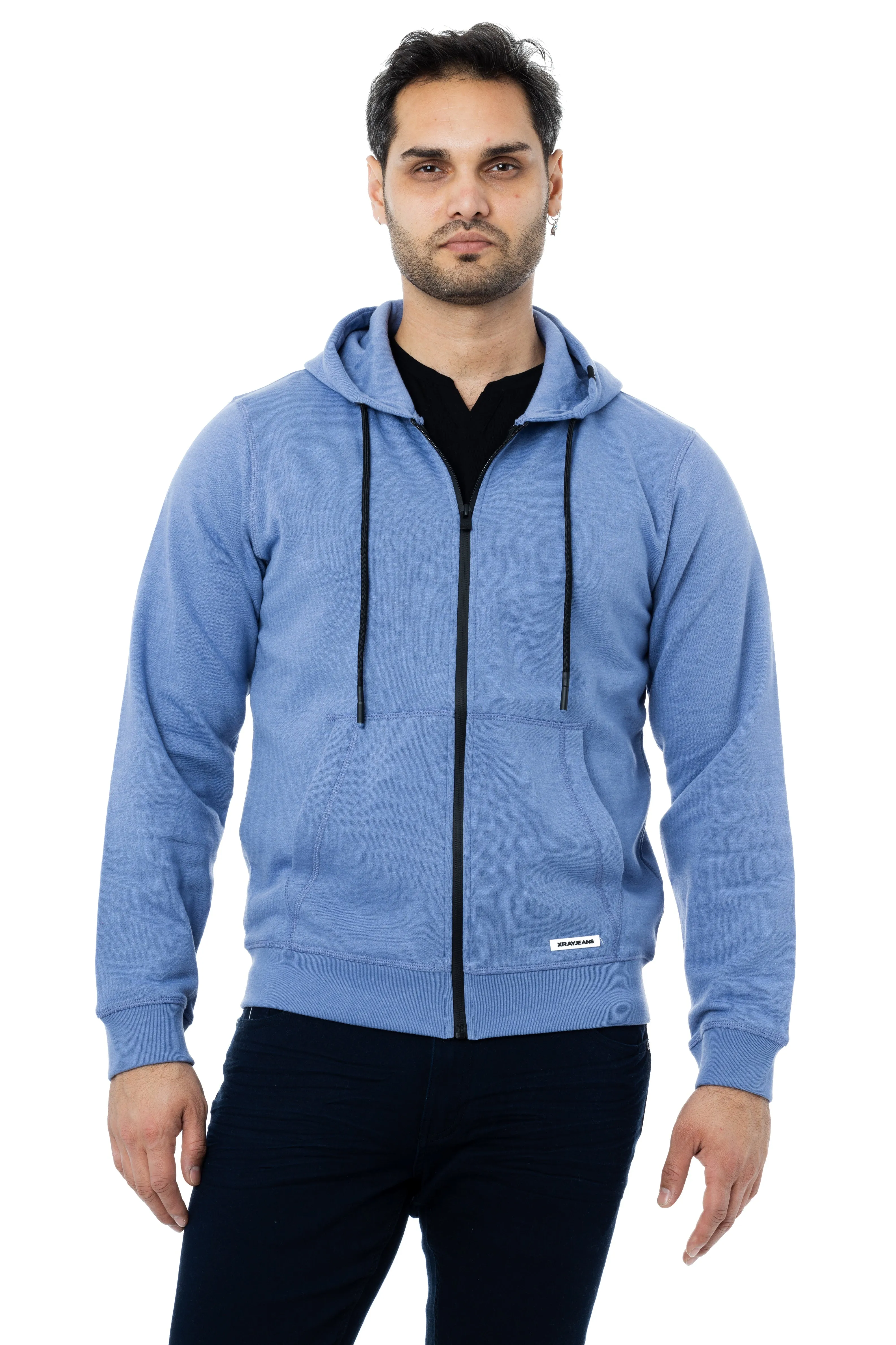 X RAY Fleece Active Classic Zip Up Hoodie